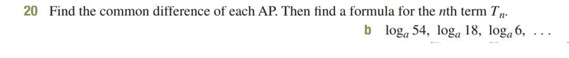 For question b, how is the answer is ㏒ₐ2 + 4(n-1)㏒ₐ3? Please help me.-example-1