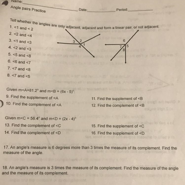 Angle pairs practice-example-1