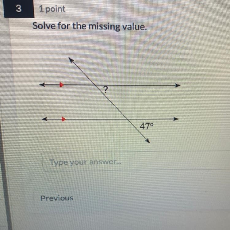 Solve for missing value-example-1