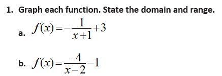 Graph each function. State the domain and range.-example-1