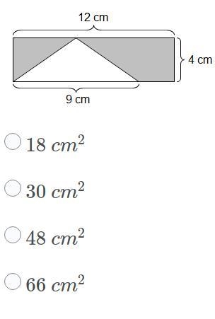 *TWO QUESTIONS IN ONE* 1. What is the area of the white triangle below? 2. What is-example-2