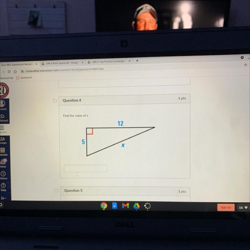 Find the value of x 12 5 X-example-1