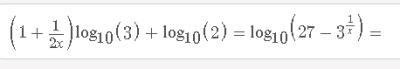 Guys please help me i cant solve this logarithmic equation-example-1