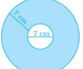 Find the Area of shaded region, please give step by step explanation and answer fast-example-1