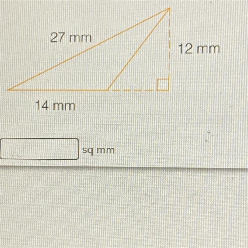 Find the area of the triangle-example-1