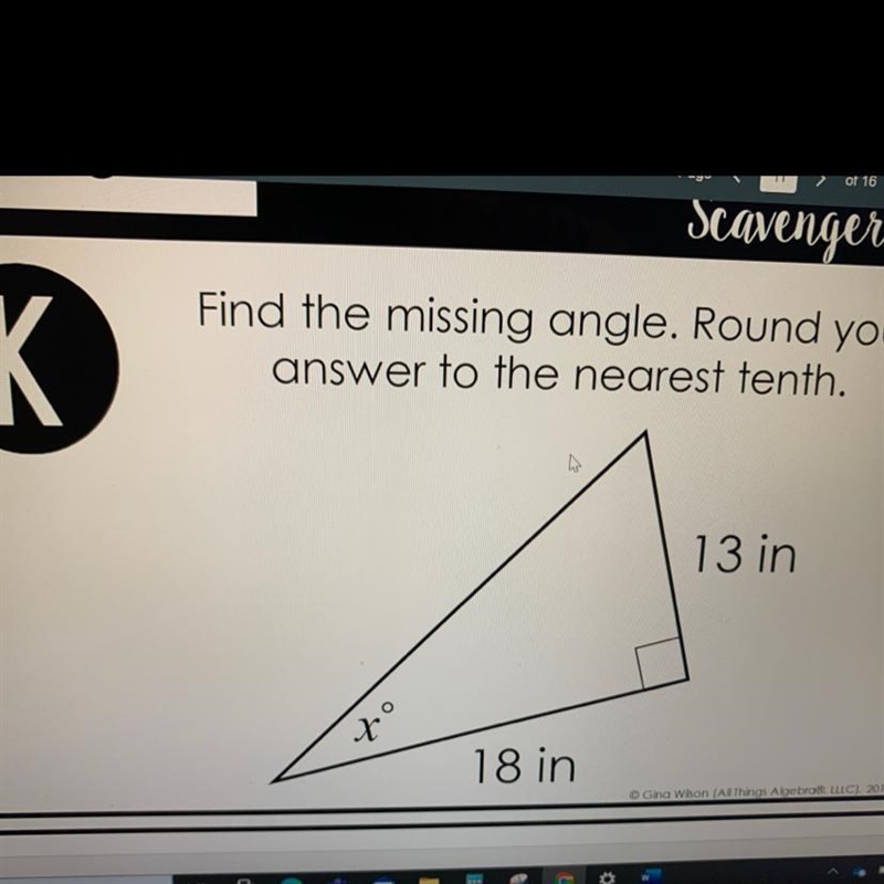 Find the missing angle. PLEASE HURRY-example-1