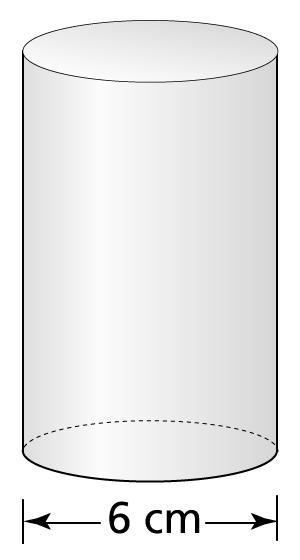 The volume of the cylinder is 225π cm3. What is the height of the cylinder? A. 6.25 cm-example-1