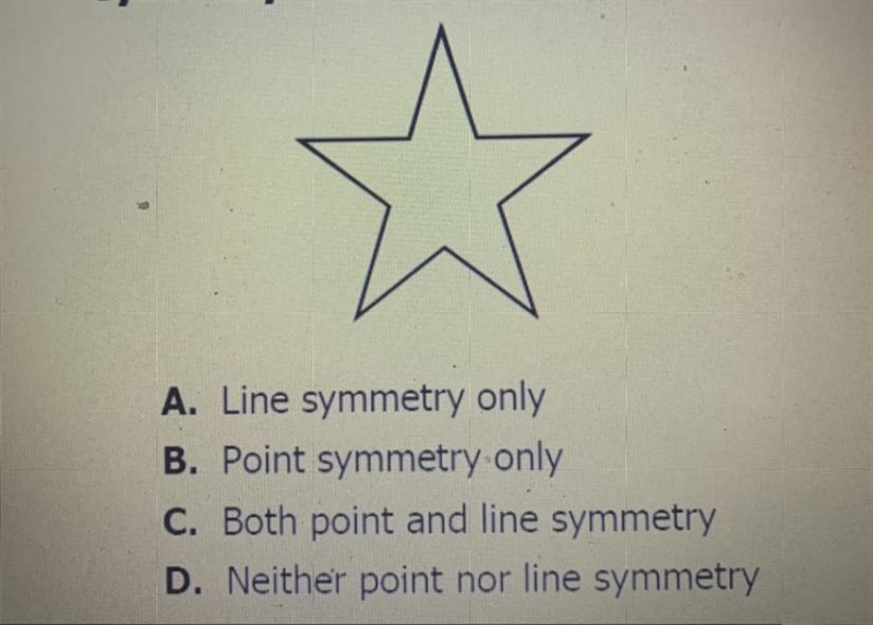 The figure below has what type of symmetry?-example-1