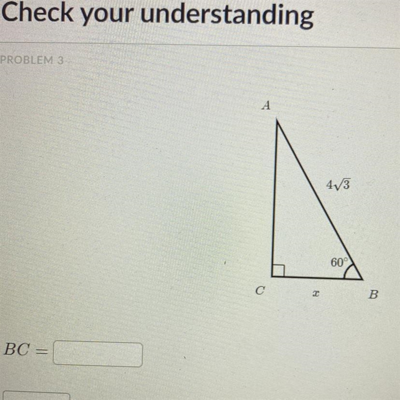 How do i find BC? Khan Academy-example-1