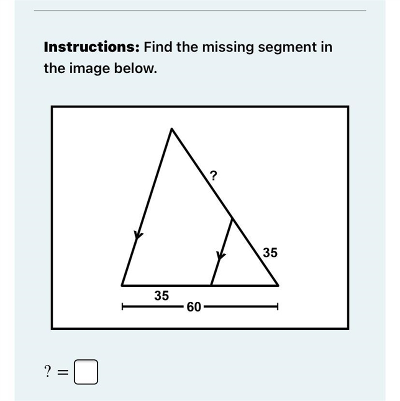 Find the missing segment-example-1