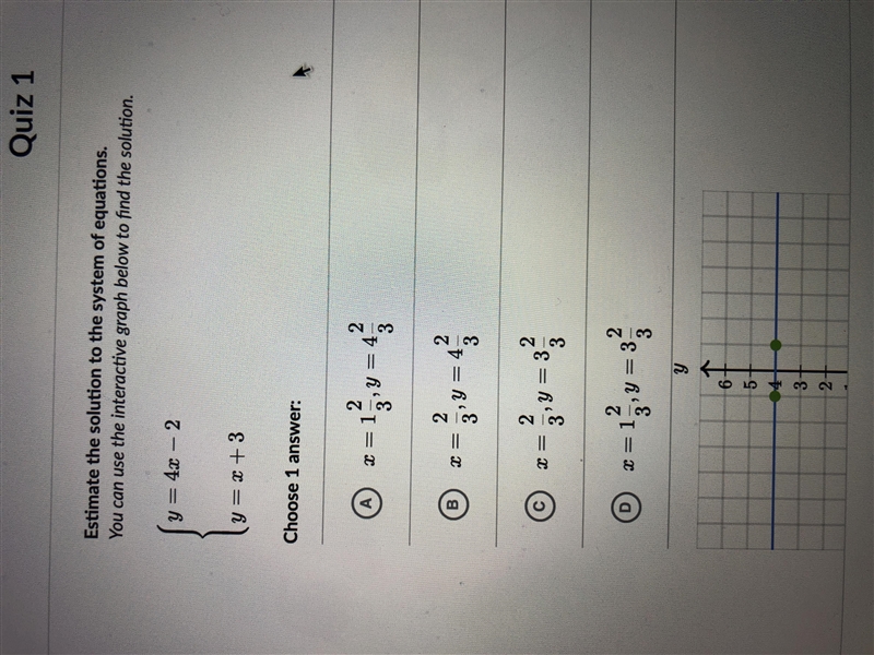 PLEASE HELPPP Estimate the solution to the system of equations-example-1