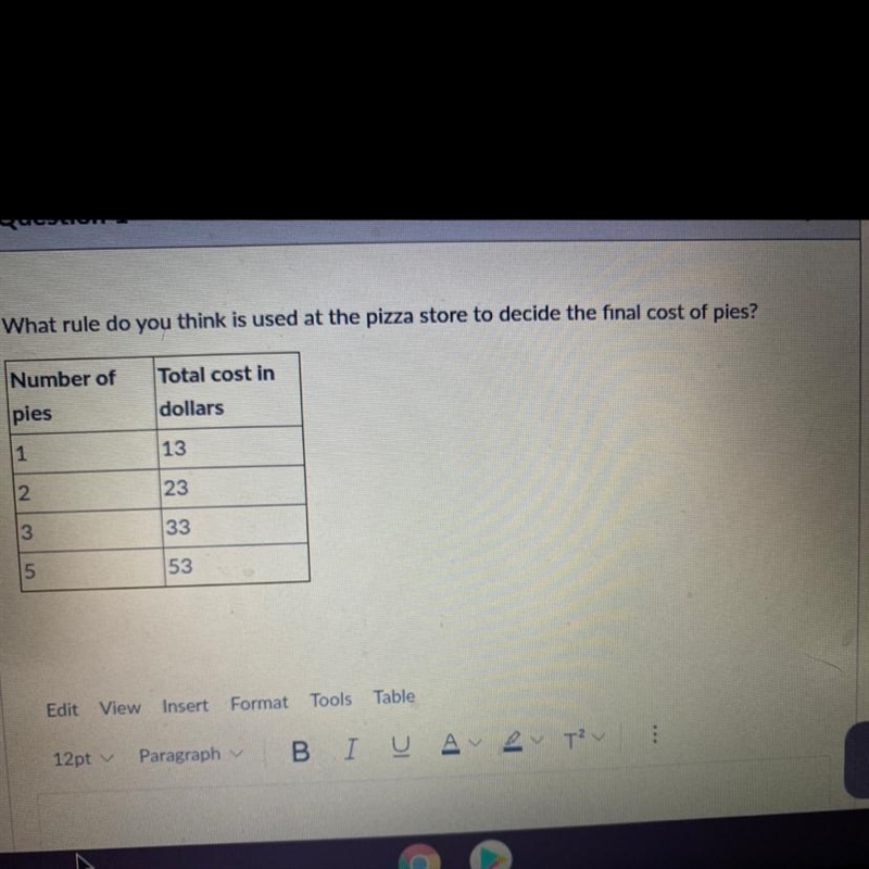 PLEASE HELP ASAP. What rule do you think is used at the pizza store to decide the-example-1