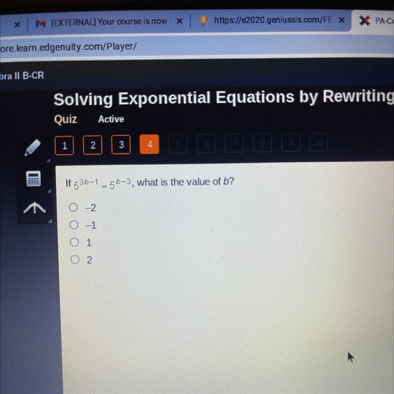 If 5 ^ (3k - 1) - 5 ^ (b - 3) , what is the value of b?-example-1