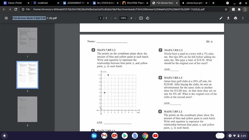 Answer number 7 and 8 I will pick the right answer-example-1