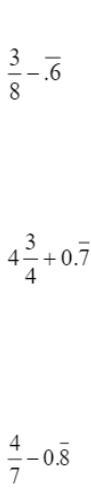 Simplify ech answer into a fraction, Show all work please!-example-1