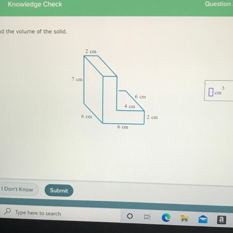 Find the volume of the solid. Please help!!-example-1