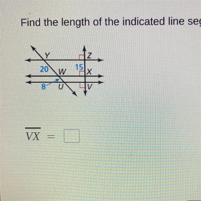 Find the length of the indicated line segment .-example-1