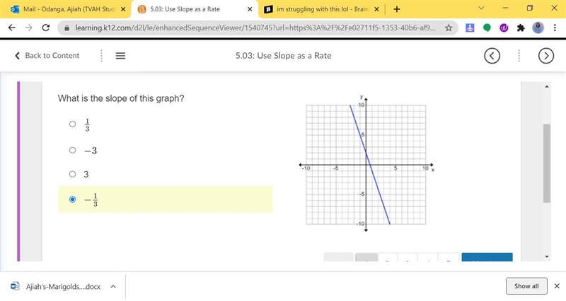 Please Help! Slope finding 8th Grade work-example-2