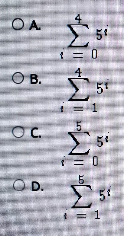 Select the correct answer (for Edmentum/PLATO). Which expression represents the series-example-1