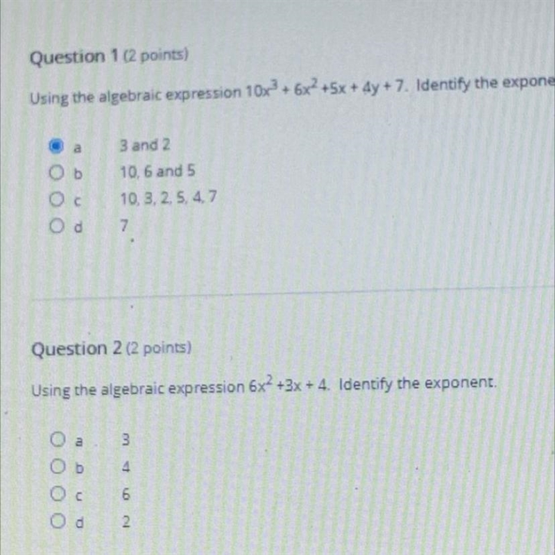 Number 2 I need help on the whole thing 10 questions-example-1