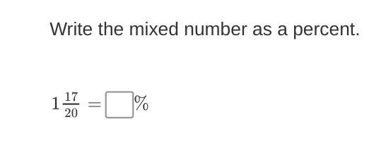 Write the mixed number as a percent.-example-1