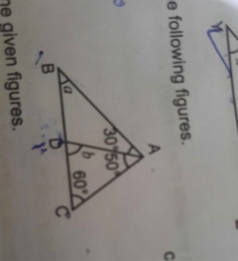 Find the value of a and b-example-1