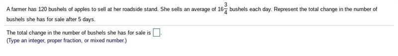 The answer has to be a proper fraction a integer or a mixed number.-example-1