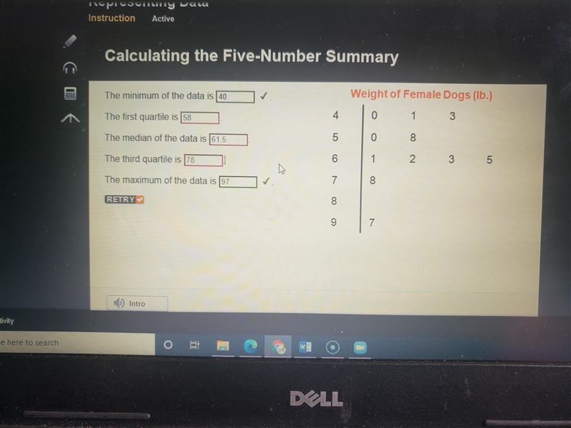 Calculating the give number summary-example-1