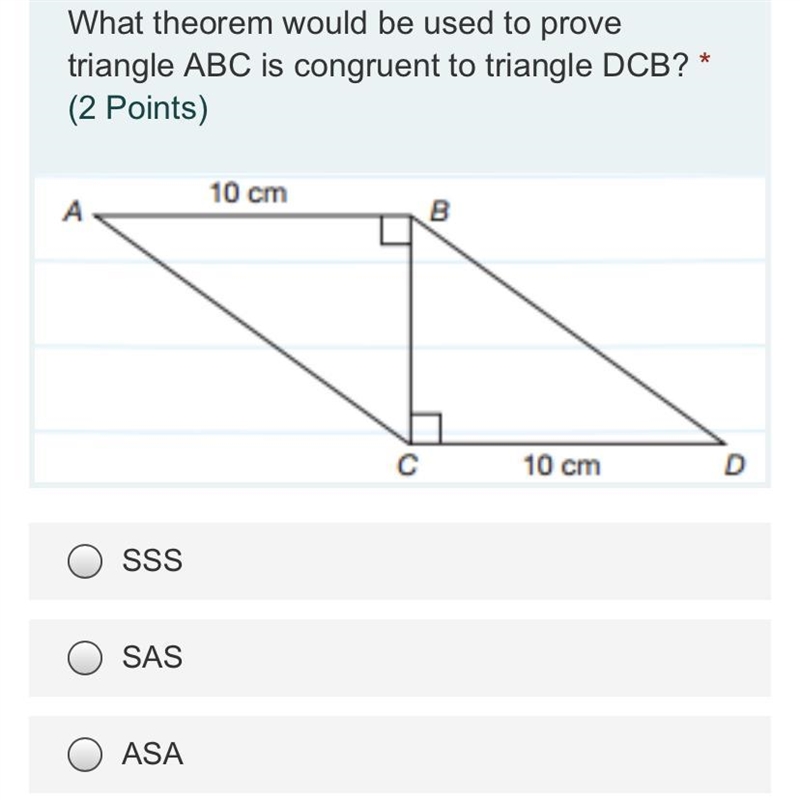 Triangle congruence... SAS SSS AAS ASA pls explain why-example-1