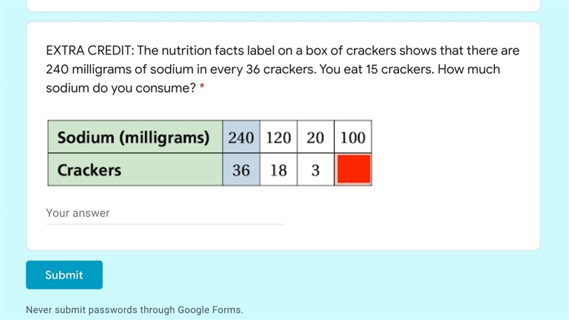 HELP QUICK PLS!!! The nutrition facts label on a box of crackers shows that there-example-1