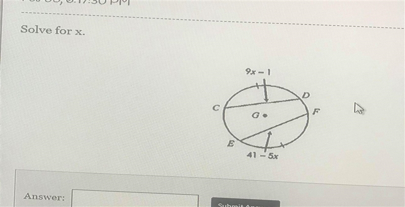 Solve for X PLEASE HELP!!-example-1