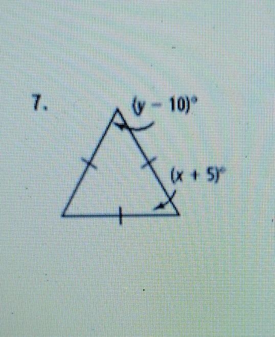 What's the value of x and y?​-example-1