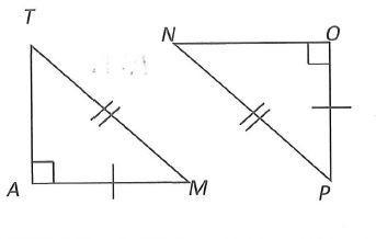 HELP DUE IN 10 MINS! Are the following triangles congruent? If so, identify the postulate-example-1