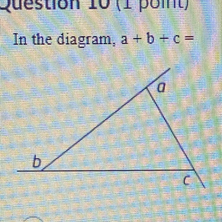 What’s the sum in the diagram, a + b + c =-example-1