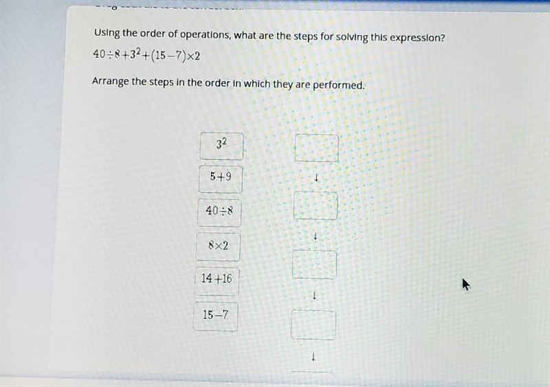 You are supposed to place them in the order they are supposed to go in, that's all-example-1