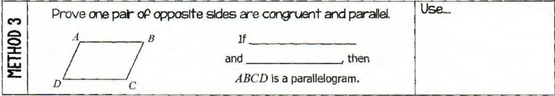 Prove one pair of opposite sides are congruent and parallel-example-1