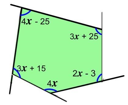 Work out the value of x The diagram is not drawn to scale.-example-1