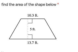 Find the area of the shape below-example-1