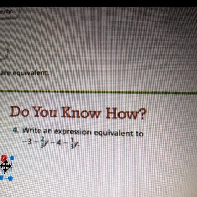 Write an expression equivalent to-example-1