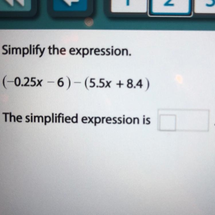 Simplify the expression.-example-1