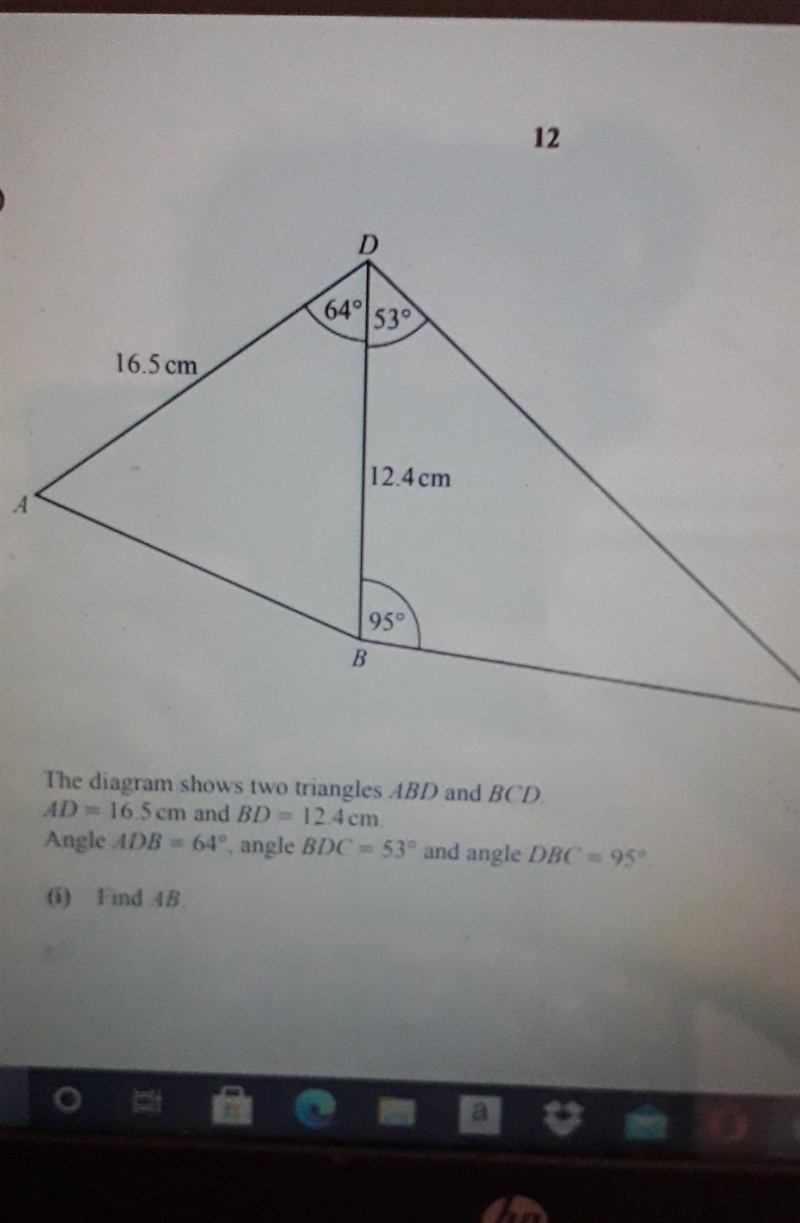 Please help find them 1 AB 2 BC​-example-1