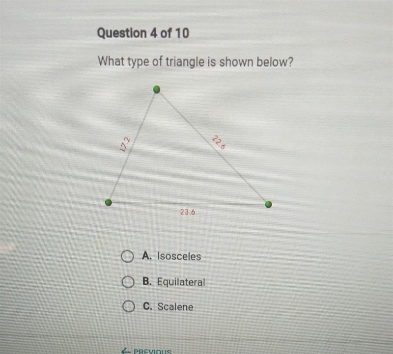 Classifying triangles​-example-1