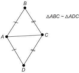 Which triangles are similar by the angle-angle criterion for similarity of triangles-example-4