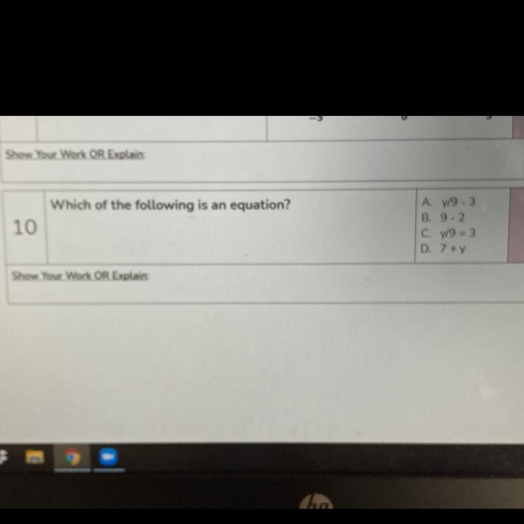 Pls help me with #10 I need a answer and a explanation-example-1