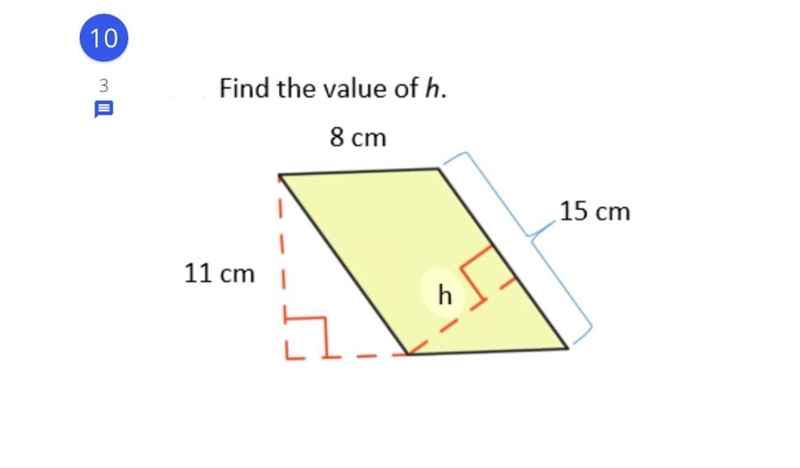 PLEASE HELP WITH GEOMETRY QUESTION!! FIND H-example-1