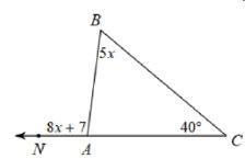 Find m∠NAB a) 55 b) 110 c) 80 d) 95-example-1