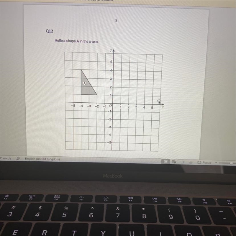 Reflecting. Easy gcse maths Help-example-1