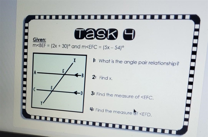 Task 4 Task 다. Given: m​-example-1