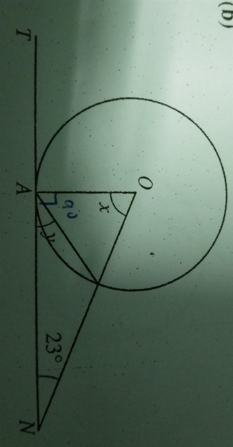 Find the angles y and x​-example-1