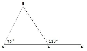 Write a list of steps that are needed to find the measure of ∠B-example-1